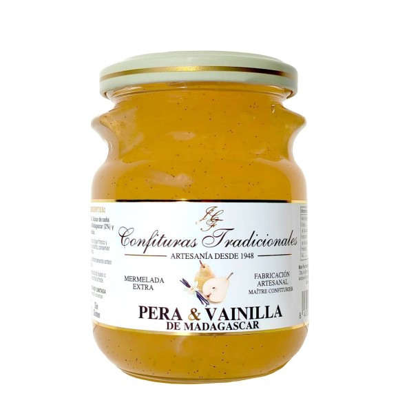 Confituras Tradicionales Confiture de Poires et de Vanille de Madagascar 300 gr.