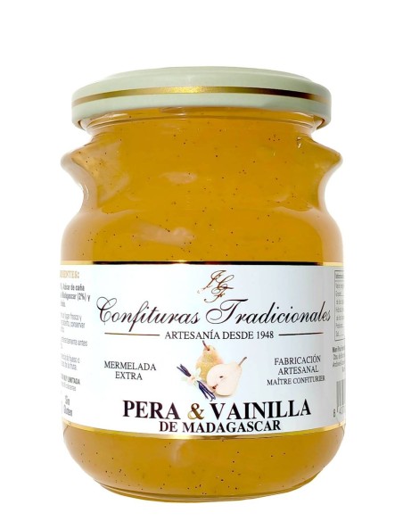 Confituras Tradicionales Confiture de Poires et de Vanille de Madagascar 300 gr.
