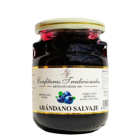 Confituras Tradicionales Confiture de Myrtilles Sauvages 300 gr.