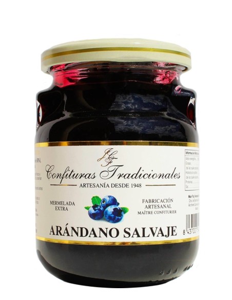 Confituras Tradicionales Wilde Blaubeer-Konfitüre 300 gr.