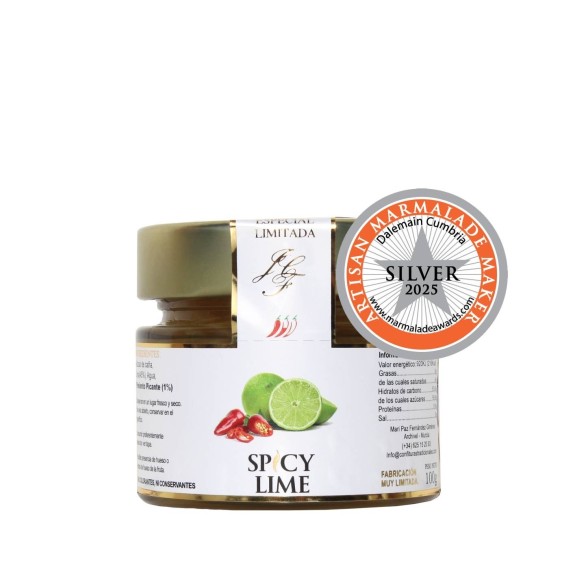 Confituras Tradicionales Mermelada Lima Picante "Spicy Lime" 100 gr.