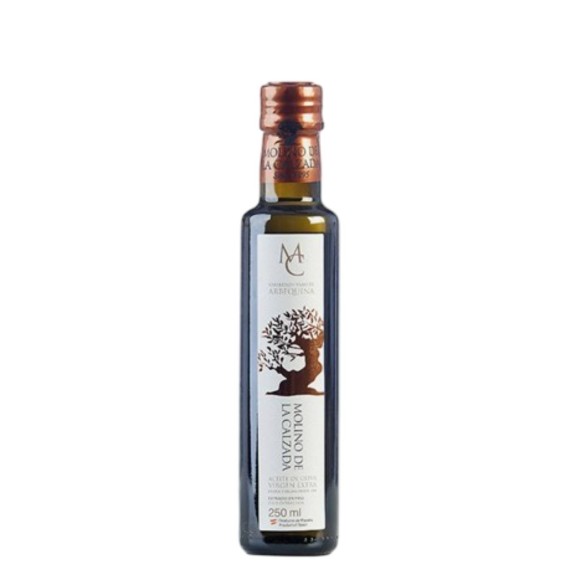 Molino de la Calzada Arbequina Glass bottle 250 ml.