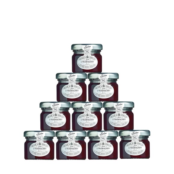 Wilkin & Sons Tiptree Erdbeerkonfitüre Packung mit 72 Gläsern 28 gr.