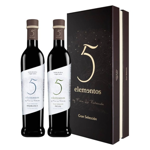 Finca La Pontezuela 5 Elementos Gran Selección Hojiblanca & Picual Case 2x500 ml.