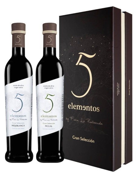 Finca La Pontezuela 5 Elementos Gran Selección Hojiblanca & Picual Case 2x500 ml.