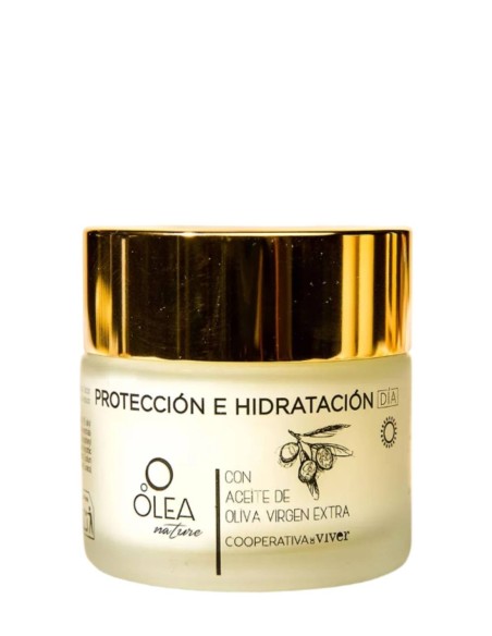 Olea Nature Crème de jour hydratante et protectrice à l'Huile d'Olive Vierge Extra 50 ml.