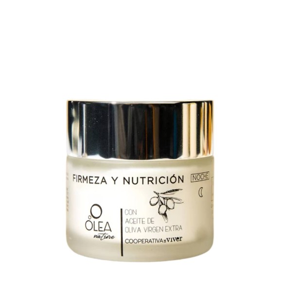 Olea Nature Crema de Noche Nutrición y Firmeza con Aceite de Oliva Virgen Extra 50 ml.