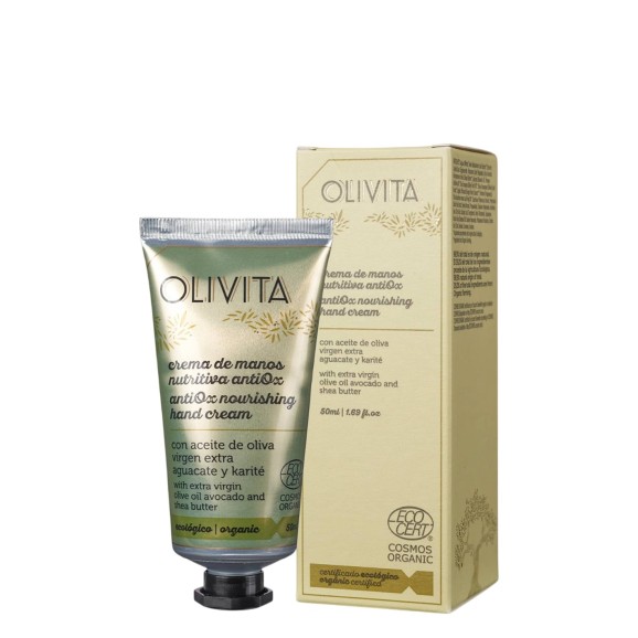 Olivita Crème nourrissante pour les mains antiox 50 ml.