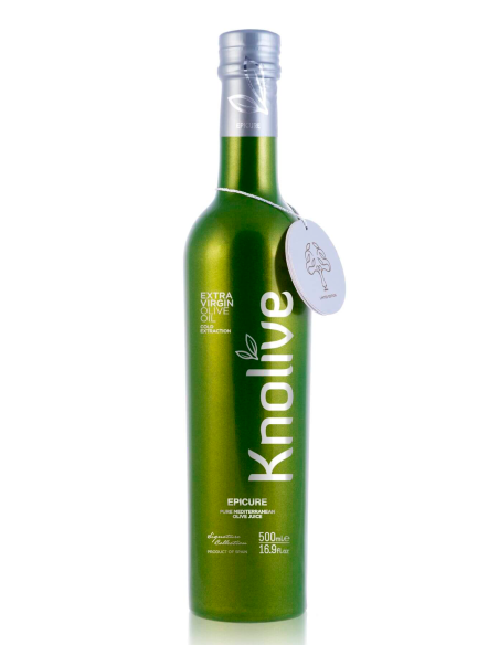 Knolive Epicure Bouteille en verre 500 ml. - Oliva Oliva