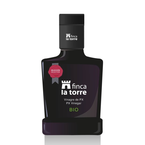 Finca La Torre Vinagre Ecológico Pedro Ximénez Botella de vidrio 250 ml.