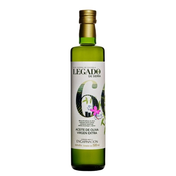 Legado de Sierra Picual Bouteille en verre 500 ml.