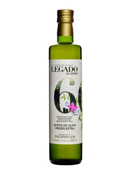Legado de Sierra Picual Bouteille en verre 500 ml.
