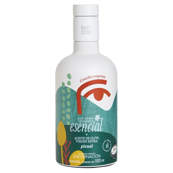 Esencial Verde Temprano Picual 500 ml.