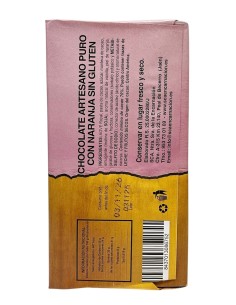 SCA Encarnación Schokolade 70 % Kakao mit Orangen und EVOO Esencial Royal 115 gr. 2
