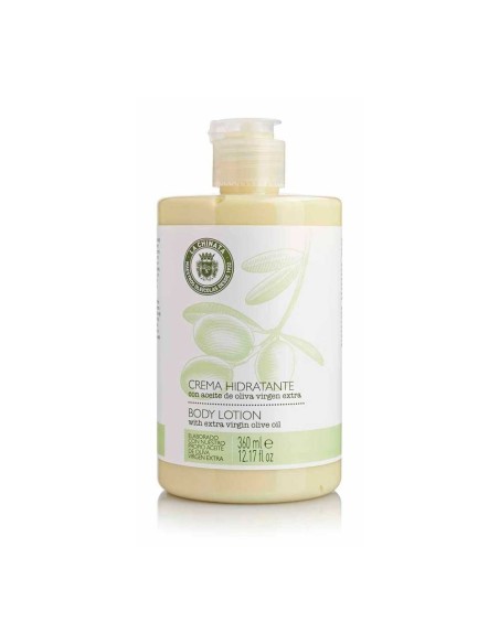 Crème hydratante à l'huile d'olive - Flacon 360 ml.