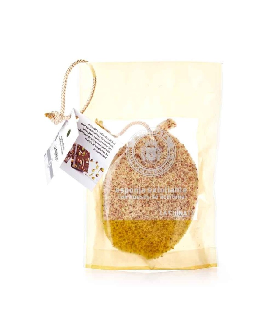 Scrub Sponge Natural Edition - mit Olivengruben