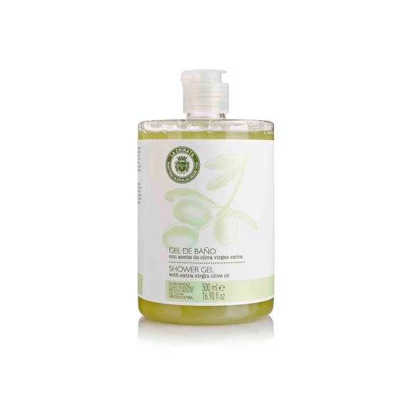 Bath gel with olive oil - Bottle 500 ml.