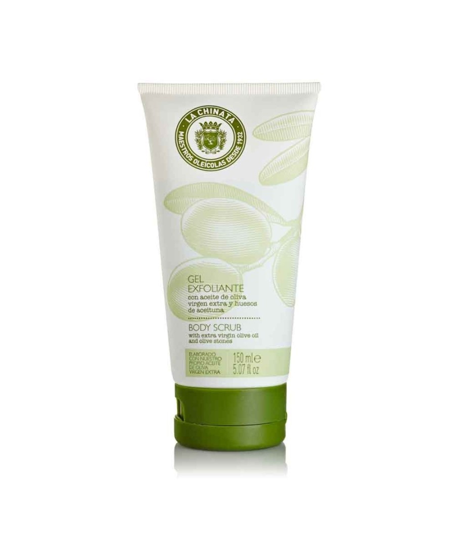 Gel exfoliant aux noyaux d'olives - Tube 150 ml.