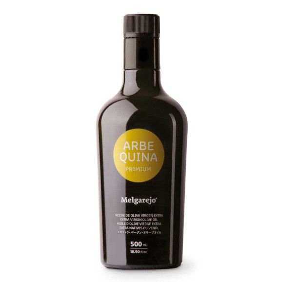 Melgarejo Premium Arbequina - Glass bottle 500 ml.