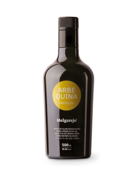 Melgarejo Premium Arbequina - Botella vidrio 500 ml.