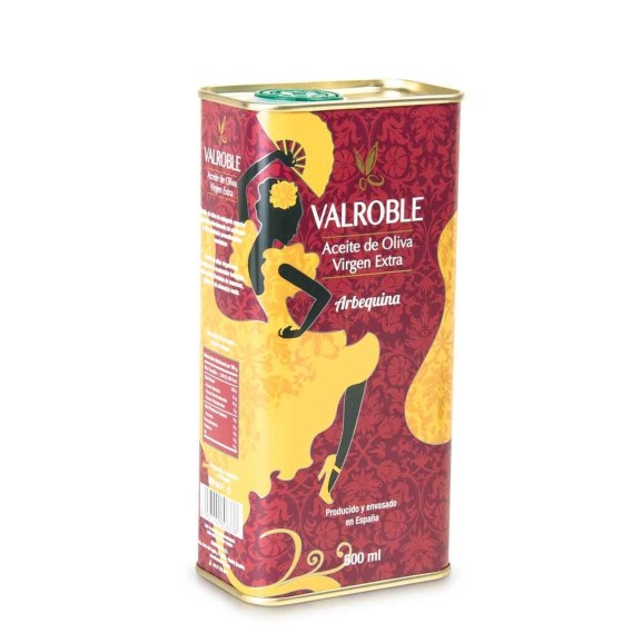 Valroble Arbequina - Bidon métal 500 ml.