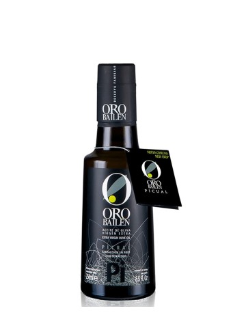 huile d'olive oro bailén reserva familiar picual bouteille en verre de  250ml