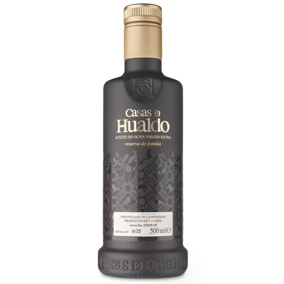 olive oil  casas de hualdo reserva de familia glass bottle 500 ml