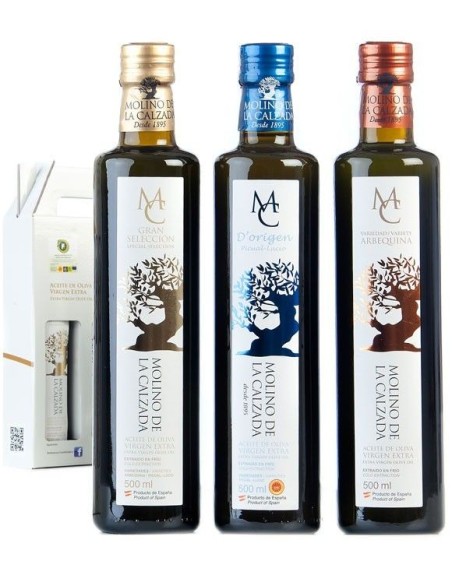 Molino de la Calzada Etui de 3 bouteilles 500 ml. - Oliva Oliva