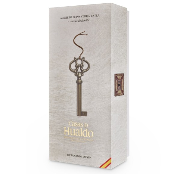 huile d'olive  casas de hualdo reserva de familia bouteille en verre 500 ml