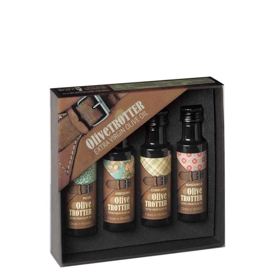 Casas de Hualdo Olive Trotter 25 ml Case - Case of 4 Glass Bottles