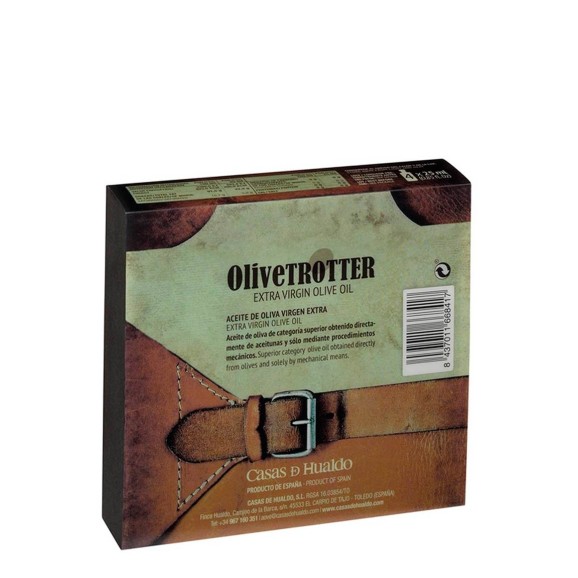Casas de Hualdo Olive Trotter 25 ml Case - Case mit 4 Glasflaschen