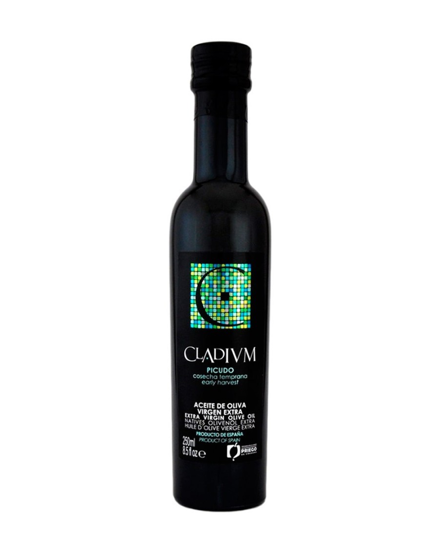 aceite de oliva cladium picudo botella de vidrio de  250ml 