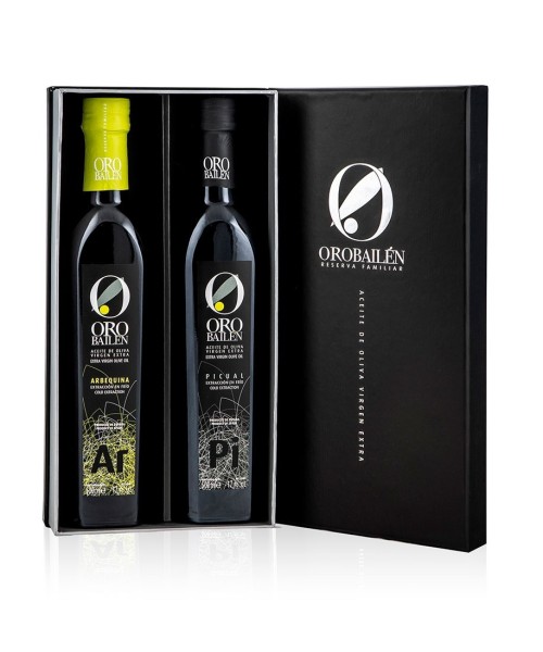 Oro Bailén Picual und Arbequina Deluxe Koffer 2x500 ml. - Oliva Oliva