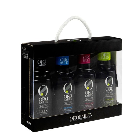 Oro Bailén - Estuche 4 variedades de botellas 250 ml