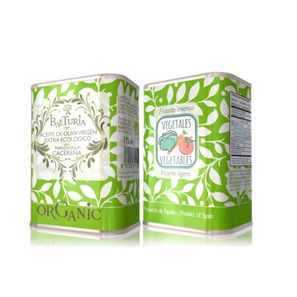 huile d'olive  baeturia manzanilla cacereña bouteille en verre 500 ml