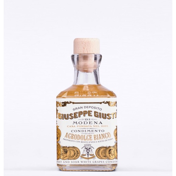 Giuseppe Giusti CONDIMENTO AGRODOLCE BIANCOS Flasche 250 ML 