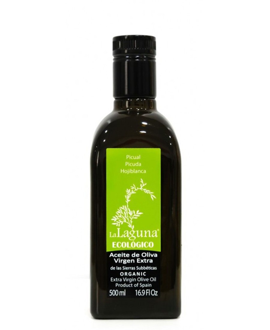 La Laguna Organic - Squared glass bottle 500 ml.