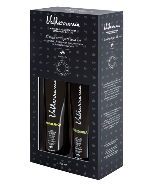 Valderrama Estuche Duo Pack: Arbequina y Hojiblanca en botella 500 ML