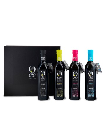 Oro Bailén Estuche Deluxe: 4 variedades en botellas 500 ML