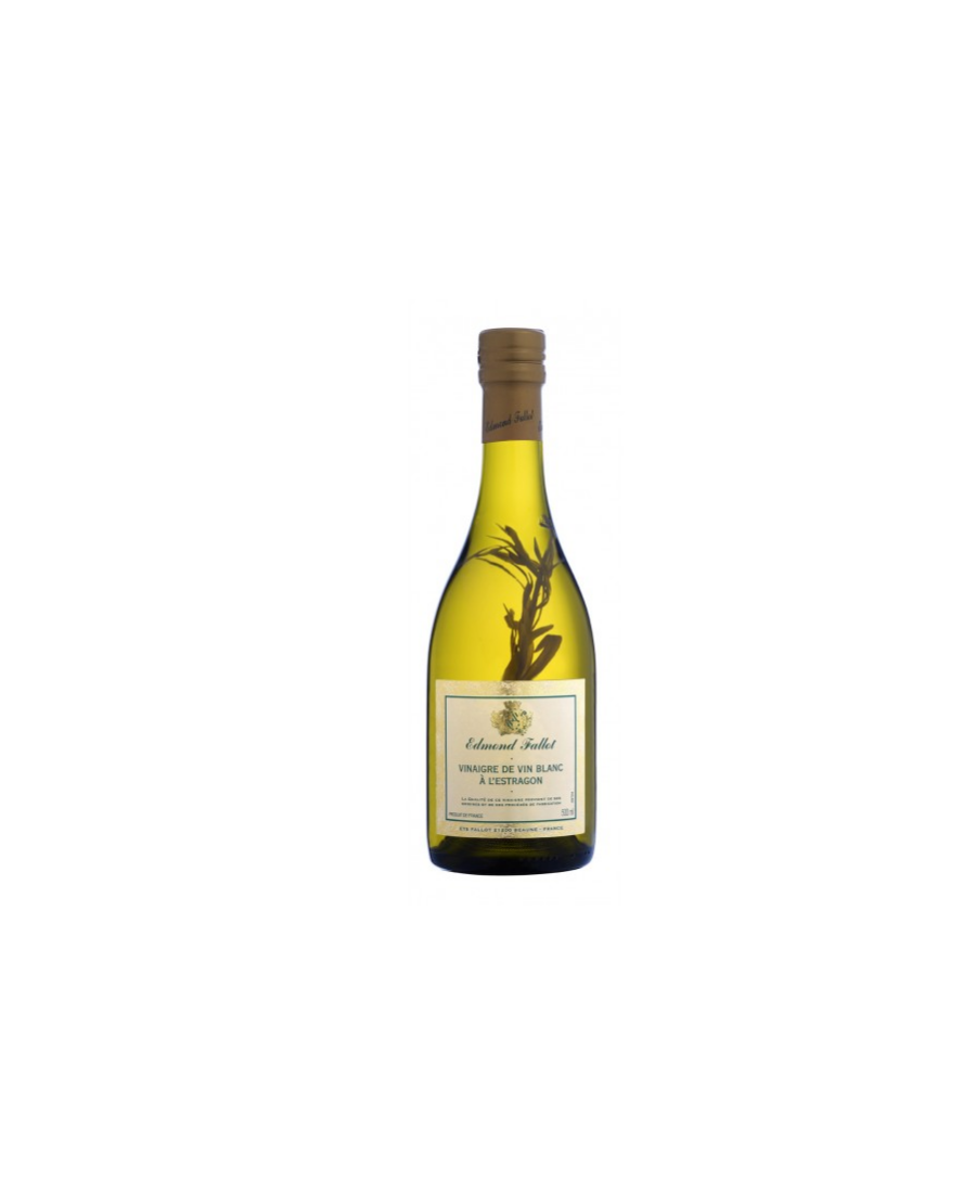 Edmond Fallot Vinaigre de vin blanc à l'estragon 500 ml. - Oliva Oliva