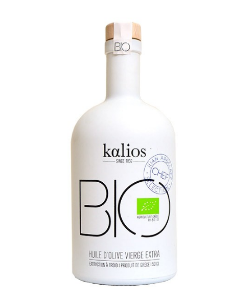 Kalios BIO Koroneiki Botella de vidrio 500 ml. - Oliva Oliva