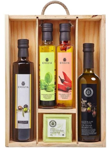 La Chinata Large Wooden Gift Case - Oliva Oliva