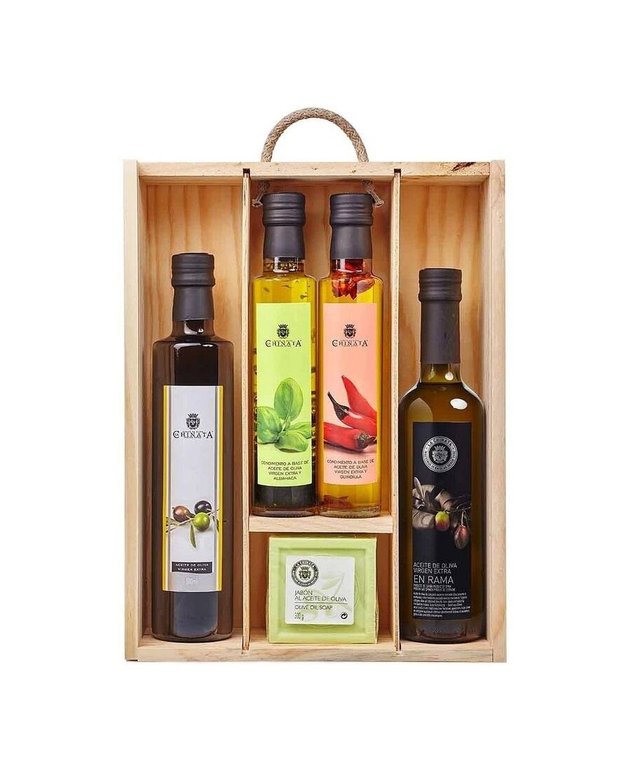 La Chinata Large Wooden Gift Case - Oliva Oliva