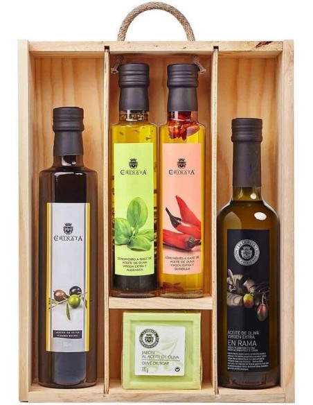 La Chinata Grand coffret cadeau en bois - Oliva Oliva