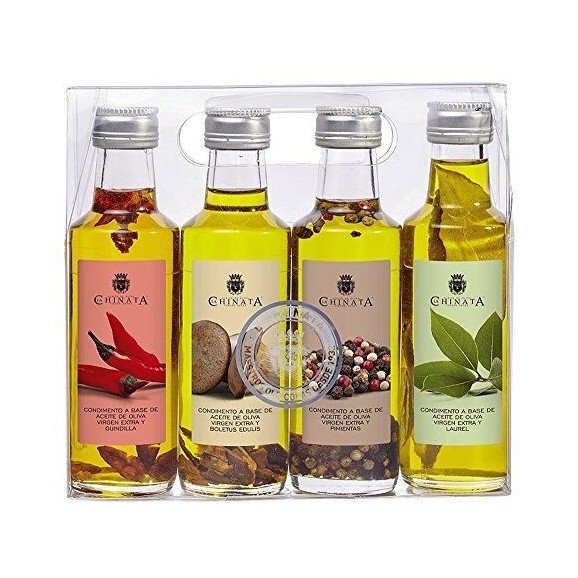 La Chinata Estuche 4 Condimentos Aceite de oliva virgen extra