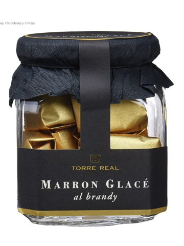 Torre Real Marrons Glacé with Brandy Jar 200 gr. - Oliva Oliva