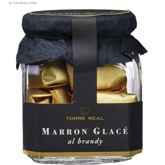 Torre Real Marrons Glacé a l'eau de vie Pot 200 gr. - Oliva Oliva