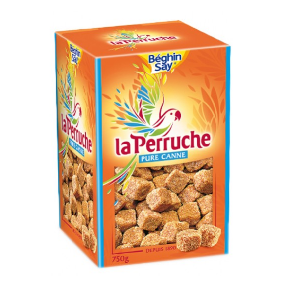 La Perruche Béghin Say Morceaux de sucre roux 750 gr. - Oliva Oliva