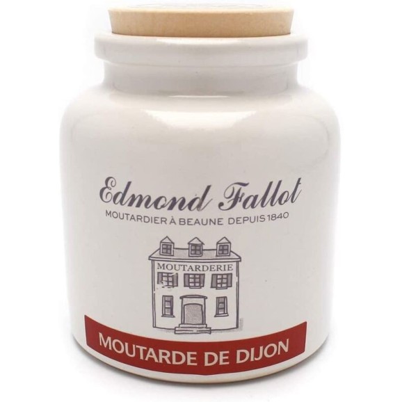 Edmond Fallot Mostaza de Dijon Tarro de cerámica 250 gr. - Oliva Oliva