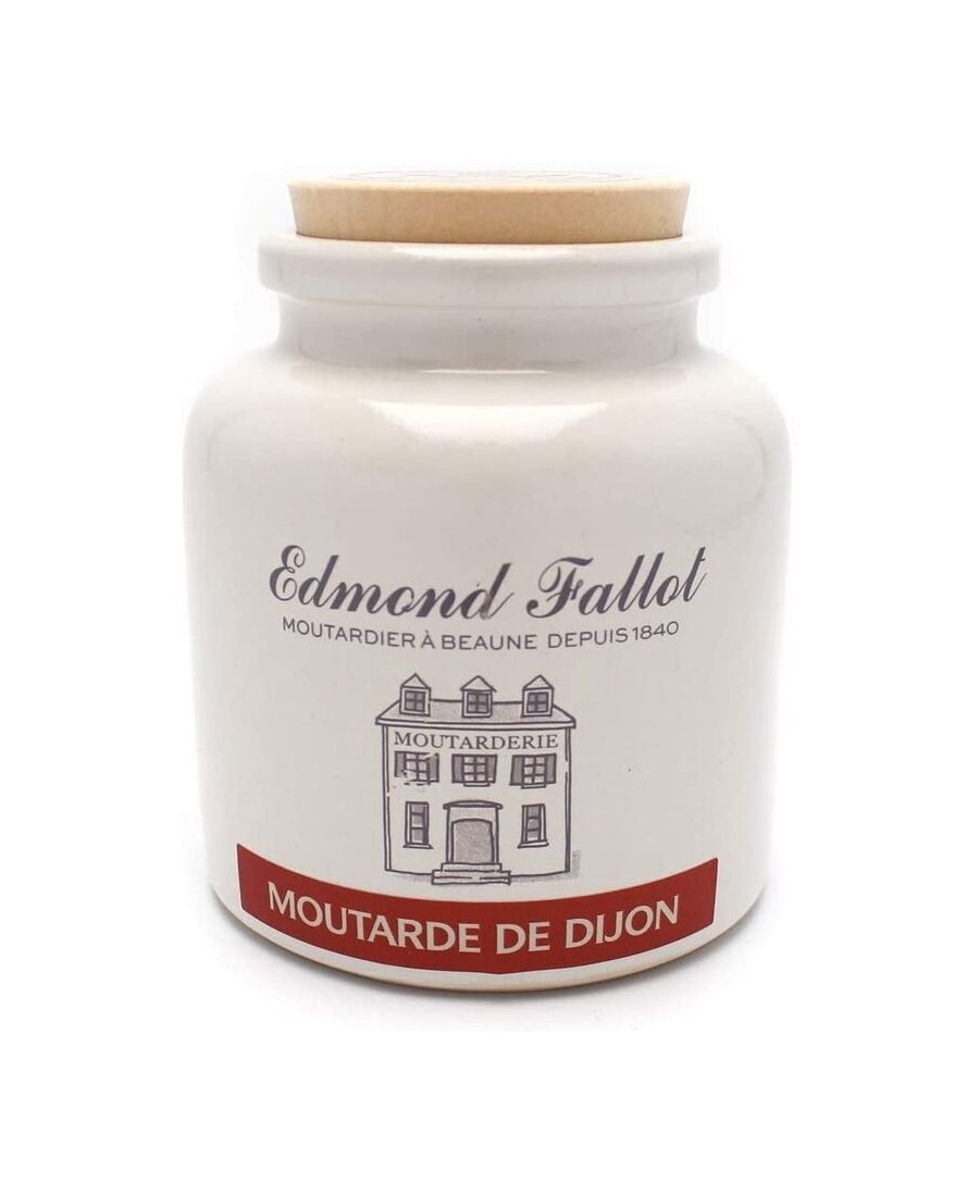 Edmond Fallot Moutarde de Dijon Pot en céramique 250 gr. - Oliva Oliva